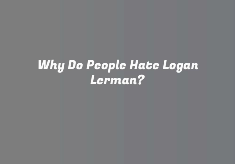 Why Do People Hate Logan Lerman?