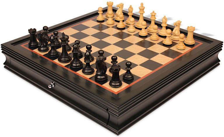 Elegant Staunton Chess Set: Craftsmanship Defined